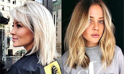 Półdługie fryzury dla blondynek - katalog najpiękniejszych cięć