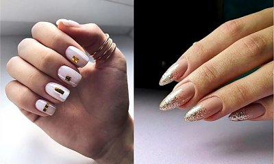 Manicure ze złotymi zdobieniami - 20 stylowych i gustownych propozycji