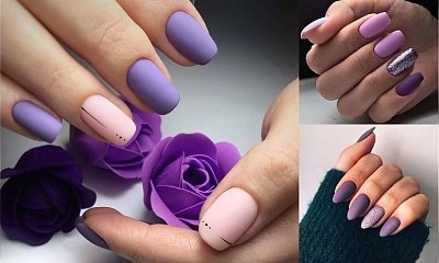 Fioletowy manicure - 20 cudownych zdobień