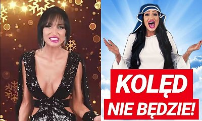 Małgorzata Godlewska znów nagrała kolędę! W sylwestrowej kreacji i w nowej fryzurze śpiewa "Bóg się rodzi"