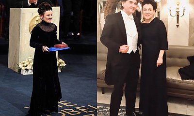 Olga Tokarczuk na Nagrodach Nobla miała dwie wieczorowe suknie! W której wyglądała lepiej?