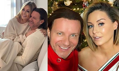 Małgorzata Rozenek pozuje w samej koszulce przy choince! "W oczekiwaniu na pierwsze kopnięcie"