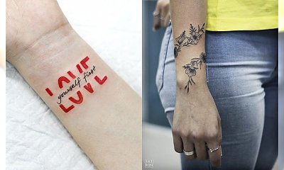 Tatuaż na nadgarstek - 20 najmodniejszych wzorów dla kobiet [GALERIA]