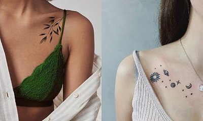 Tatuaż na obojczyk - 20 propozycji na kobiece wzory tatuaży [GALERIA]