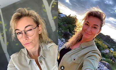 Martyna Wojciechowska na zdjęciu z dzieciństwa: "Buzia ta sama, może policzków trochę więcej" - piszą fani