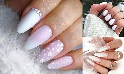 Biały manicure - galeria przepięknych i subtelnych zdobień