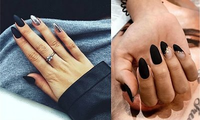 Czarny manicure - 21 przepięknych i eleganckich zdobień