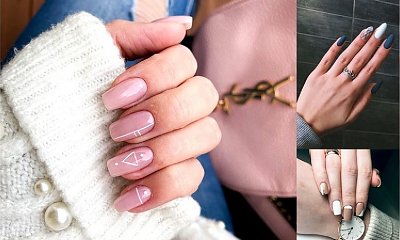 15 pomysłów na nietuzinkowy manicure z dodatkiem geometrycznych zdobień! [galeria]