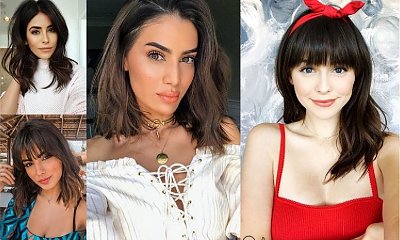Półdługie cięcia dla brunetek i szatynek - 20 gorących trendów
