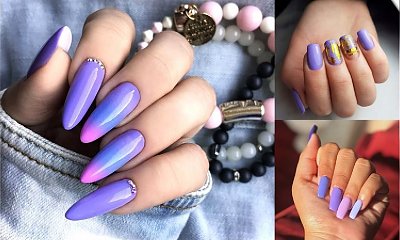 Fioletowy manicure 2020 - galeria fantastycznych stylizacji