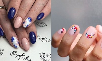 Kwiatowy  manicure - 30 propozycji na manicure z motywem kwiatów