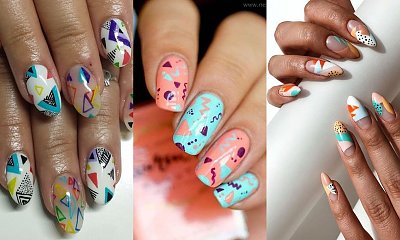 Manicure 2020: Graphic nails to hit na rok 2020! Graficzny manicure to ostatni krzyk mody