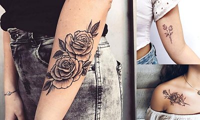 Tatuaż róża - 16 kobiecych i ultraciekawych wzorów