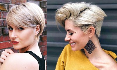Fryzury pixie i undercut - galeria stylowych cięć dla blondynek