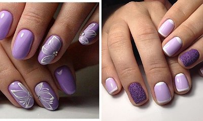 Fioletowy manicure - 30 pomysłów na fioletowe paznokcie w różnych odcieniach