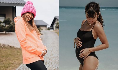 Anna Lewandowska pokazuje ciążowy UMIĘŚNIONY BRZUCH! Internautki po kształcie przewidują płeć dziecka!