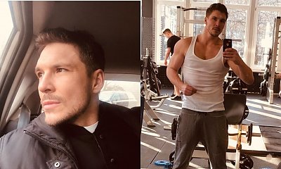 Mikołaj Roznerski pokazał stare zdjęcie: "Widzę, że zarost był bujny pod same oczy, fryzura jak Zenek lata 80" - piszą fani. Faktycznie podobny do Martyniuka!