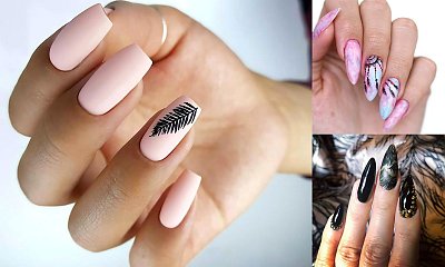 Manicure z piórkiem - 16 oryginalnych i ślicznych zdobień