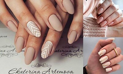 Nude manicure - galeria nowoczesnych i stylowych pomysłów z sieci
