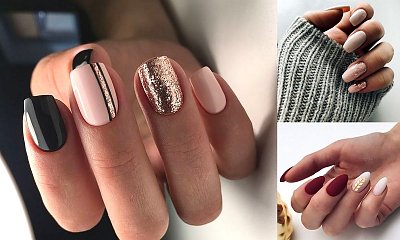 30 pomysłów na manicure ze złotymi zdobieniami [galeria]