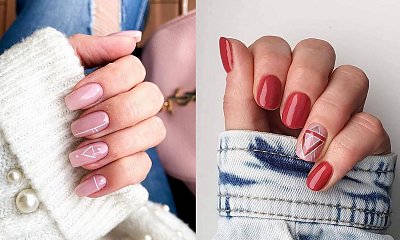 Geometryczny manicure - 16 stylowych propozycji
