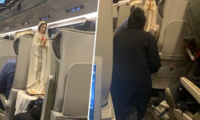 Pasażer sfotografował klęczące w Pendolino kobiety, które się modliły. "Jawna profanacja!"