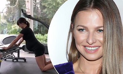 Anna Lewandowska w 8. miesiącu ciąży ćwiczy, a inne matki krytykują: "Ja bym nie ryzykowała..."