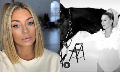 Małgorzata Rozenek w sesji ciążowej z koniem! Internauci oburzeni: Wykorzystujesz zwierzęta!