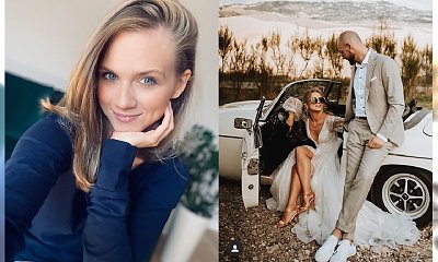 Córeczka Agnieszki Kaczorowskiej ma już 9 miesięcy. Ich rodzinne zdjęcie podbija internet. Emilka BARDZO urosła