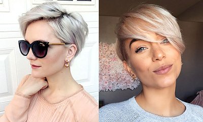 Krótkie cięcia z modną grzywką - 21 fantastycznych fryzur