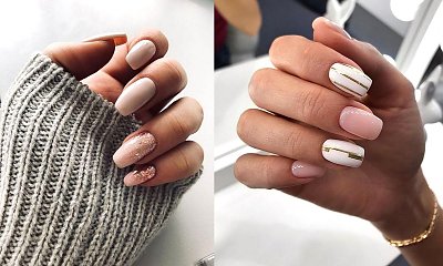 Złoty manicure - 16 najciekawszych stylizacji