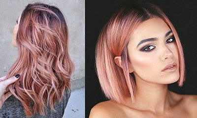 Rose gold - stylowa i charyzmatyczna koloryzacja włosów na lato 2020