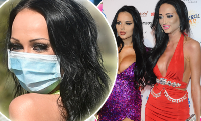 Małgorzata Godlewska w pełnym makijażu ćwiczy w neonowym i skąpym stroju. Nie brakuje też maseczki