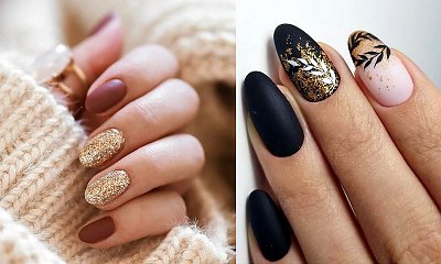 16 stylowych propozycji na manicure ze złotymi zdobieniami [GALERIA]