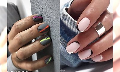 Krótki manicure - 20 pomysłów na krótkie paznokcie [GALERIA]