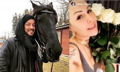 Blanka Lipińska bez stanika chwali się Baronem: Wyrzucił śmieci, przyniósł kwiaty