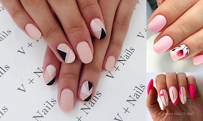 Różowy manicure hybrydowy - urocze i mega dziewczęce zdobienia