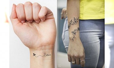 Tatuaż w okolicy nadgarstka - 23 modne tatuaże dla kobiet [GALERIA]