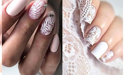 Białe paznokcie - wyjątkowe inspiracje na ślubny manicure [GALERIA]