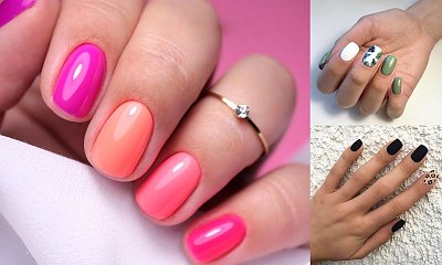 Letni manicure dla krótkich paznokci - 25 najlepszych stylizacji