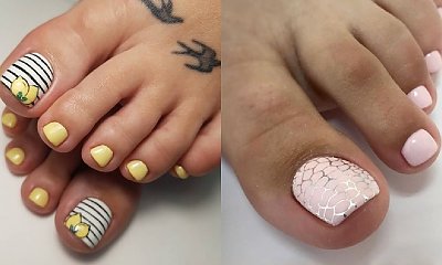 Pedicure nie tylko na lato -  20 uniwersalnych zdobień [GALERIA 2020]