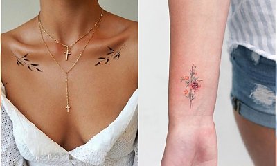 Małe tatuaże dla kobiet - 20 pomysłów na delikatne wzory [GALERIA 2020]