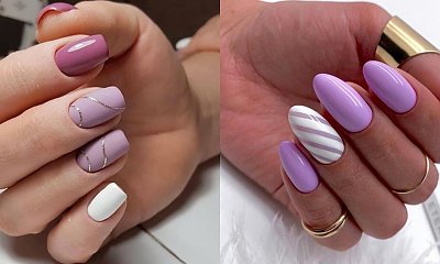 Fioletowe paznokcie - 22 ciekawe pomysły na fioletowy manicure [GALERIA]