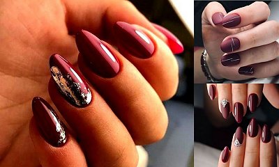 Burgundowy manicure - wyraziste i ultrakobiece stylizacje