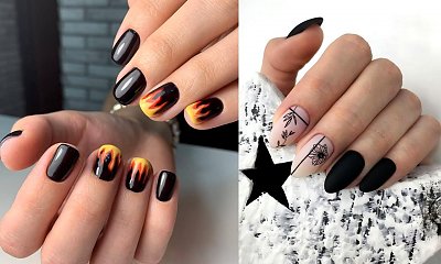 Czarny manicure - 21 najciekawszych stylizacji paznokci