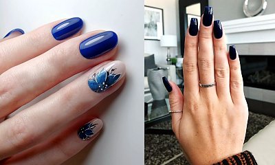 Granatowy manicure - 20 ślicznych stylizacji