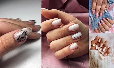 Nude manicure - 21 stylowych zdobień w odcieniach beżu