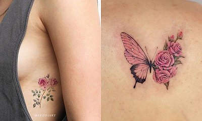 Tatuaż róża - 22 wzory tatuaży z różą w roli głównej