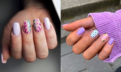 Fioletowy manicure to HIT - kilkanaście fantastycznych stylizacji