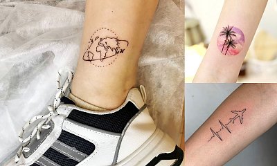 20 fantastycznych pomysłów na tatuaż dla prawdziwych podróżniczek! [GALERIA]